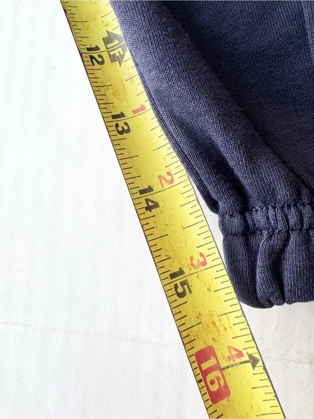 Organic Cotton Sweatpants / Joggers In Navy blue with Piping NWT
